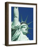 Statue of Liberty, Liberty Island, New York City, New York, United States of America, North America-Amanda Hall-Framed Photographic Print