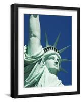 Statue of Liberty, Liberty Island, New York City, New York, United States of America, North America-Amanda Hall-Framed Photographic Print