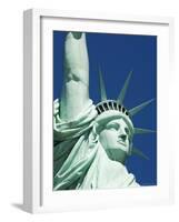 Statue of Liberty, Liberty Island, New York City, New York, United States of America, North America-Amanda Hall-Framed Photographic Print