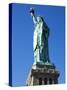 Statue of Liberty, Liberty Island, New York City, New York, USA-Amanda Hall-Stretched Canvas