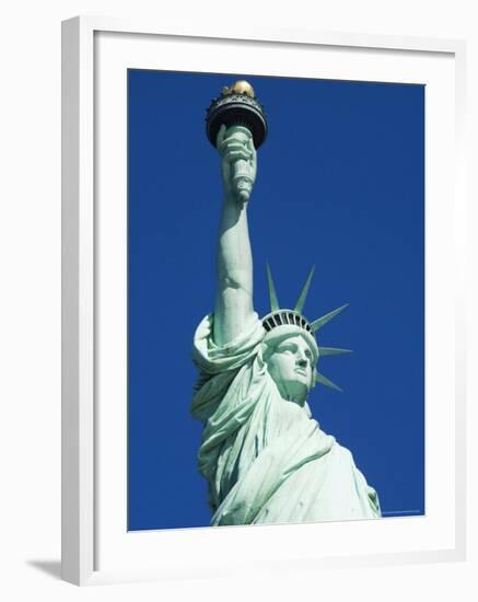 Statue of Liberty, Liberty Island, New York City, New York, USA-Amanda Hall-Framed Photographic Print