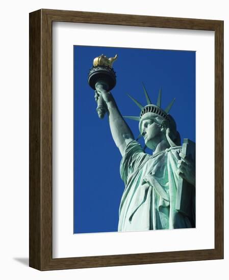 Statue of Liberty, Liberty Island, New York City, New York, USA-Amanda Hall-Framed Photographic Print