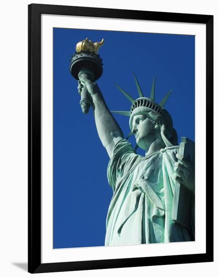 Statue of Liberty, Liberty Island, New York City, New York, USA-Amanda Hall-Framed Photographic Print