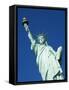 Statue of Liberty, Liberty Island, New York City, New York, USA-Amanda Hall-Framed Stretched Canvas