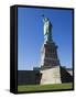 Statue of Liberty, Liberty Island, New York City, New York, USA-Amanda Hall-Framed Stretched Canvas