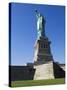 Statue of Liberty, Liberty Island, New York City, New York, USA-Amanda Hall-Stretched Canvas