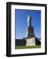 Statue of Liberty, Liberty Island, New York City, New York, USA-Amanda Hall-Framed Photographic Print