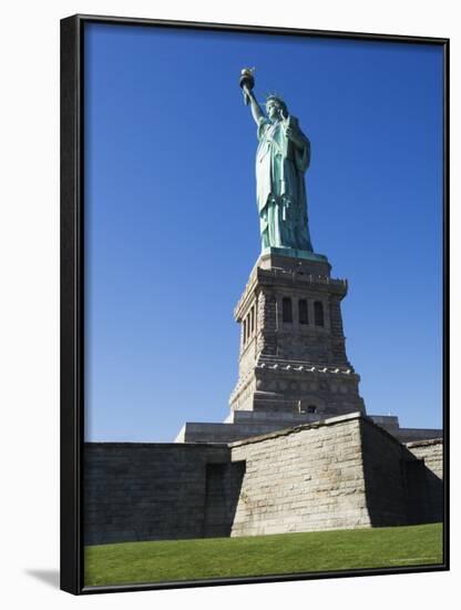 Statue of Liberty, Liberty Island, New York City, New York, USA-Amanda Hall-Framed Photographic Print