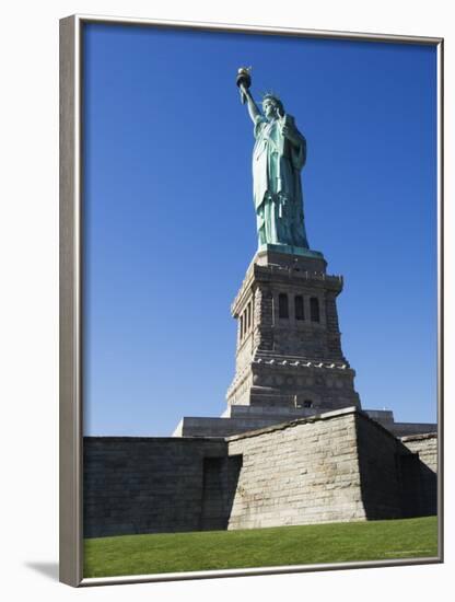 Statue of Liberty, Liberty Island, New York City, New York, USA-Amanda Hall-Framed Photographic Print