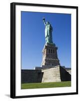 Statue of Liberty, Liberty Island, New York City, New York, USA-Amanda Hall-Framed Photographic Print