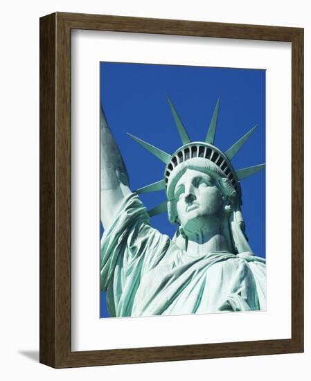 Statue of Liberty, Liberty Island, New York City, New York, USA-Amanda Hall-Framed Photographic Print