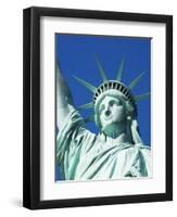 Statue of Liberty, Liberty Island, New York City, New York, USA-Amanda Hall-Framed Photographic Print