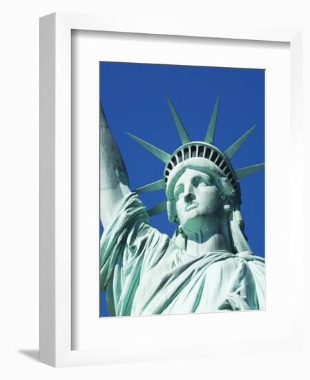 Statue of Liberty, Liberty Island, New York City, New York, USA-Amanda Hall-Framed Photographic Print