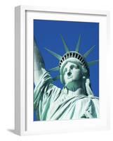 Statue of Liberty, Liberty Island, New York City, New York, USA-Amanda Hall-Framed Photographic Print