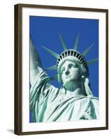 Statue of Liberty, Liberty Island, New York City, New York, USA-Amanda Hall-Framed Photographic Print