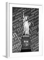 Statue of Liberty - Manhattan - New York City - United States-Philippe Hugonnard-Framed Photographic Print