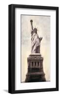 Statue of Liberty N.Y.C.-Talantbek Chekirov-Framed Art Print