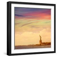 Statue of Liberty New York American Symbol USA US-holbox-Framed Premium Photographic Print