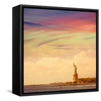 Statue of Liberty New York American Symbol USA US-holbox-Framed Stretched Canvas