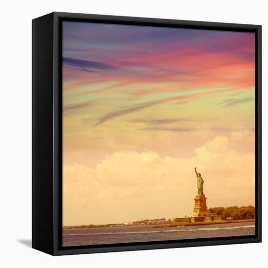 Statue of Liberty New York American Symbol USA US-holbox-Framed Stretched Canvas