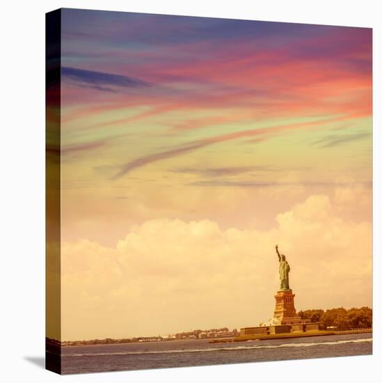 Statue of Liberty New York American Symbol USA US-holbox-Stretched Canvas