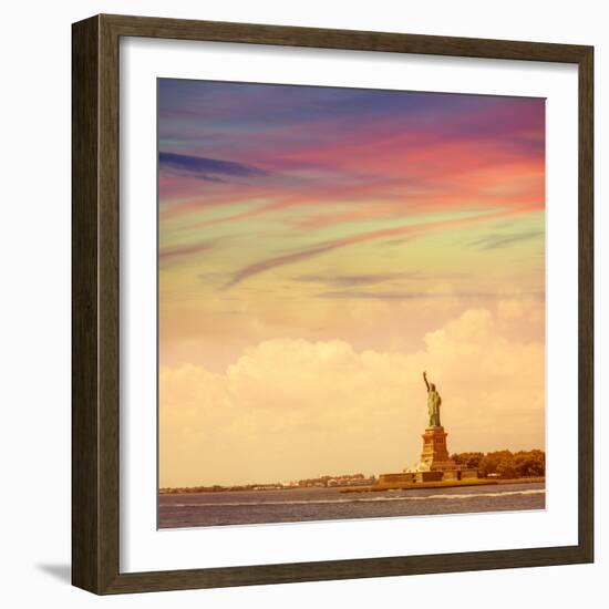 Statue of Liberty New York American Symbol USA US-holbox-Framed Photographic Print