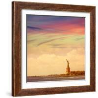 Statue of Liberty New York American Symbol USA US-holbox-Framed Photographic Print