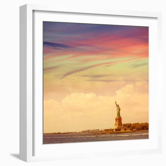 Statue of Liberty New York American Symbol USA US-holbox-Framed Photographic Print