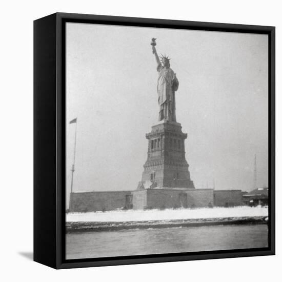 Statue of Liberty, New York City, USA, 20th Century-J Dearden Holmes-Framed Stretched Canvas