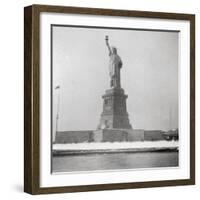 Statue of Liberty, New York City, USA, 20th Century-J Dearden Holmes-Framed Photographic Print