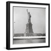 Statue of Liberty, New York City, USA, 20th Century-J Dearden Holmes-Framed Photographic Print