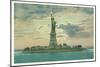 Statue of Liberty, New York City-null-Mounted Art Print