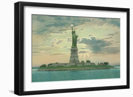 Statue of Liberty, New York City-null-Framed Art Print