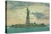 Statue of Liberty, New York City-null-Stretched Canvas