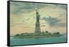 Statue of Liberty, New York City-null-Framed Stretched Canvas