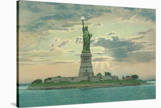 Statue of Liberty, New York City-null-Stretched Canvas