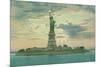 Statue of Liberty, New York City-null-Mounted Art Print