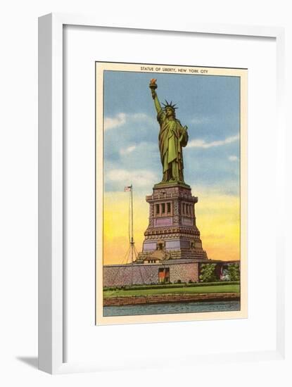 Statue of Liberty, New York City-null-Framed Art Print