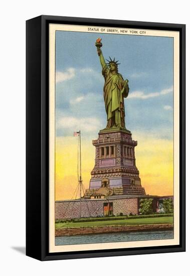 Statue of Liberty, New York City-null-Framed Stretched Canvas