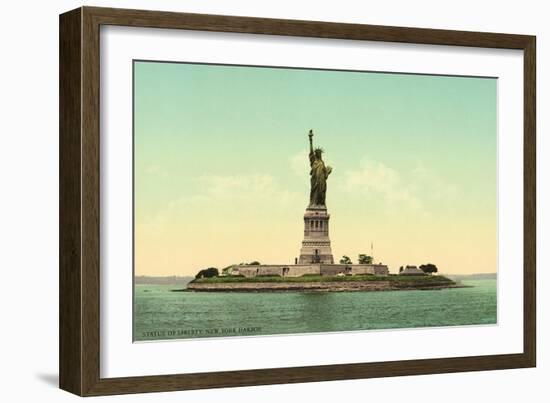 Statue of Liberty, New York Harbor-null-Framed Art Print