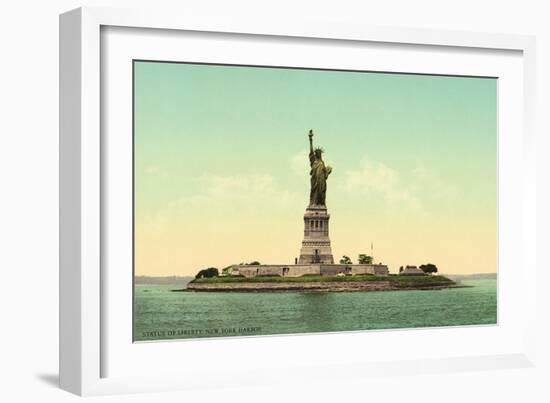 Statue of Liberty, New York Harbor-null-Framed Art Print