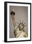 Statue of Liberty, New York, United States of America, North America-Amanda Hall-Framed Photographic Print