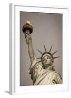 Statue of Liberty, New York, United States of America, North America-Amanda Hall-Framed Photographic Print