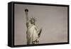 Statue of Liberty, New York, United States of America, North America-Amanda Hall-Framed Stretched Canvas