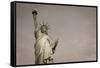 Statue of Liberty, New York, United States of America, North America-Amanda Hall-Framed Stretched Canvas