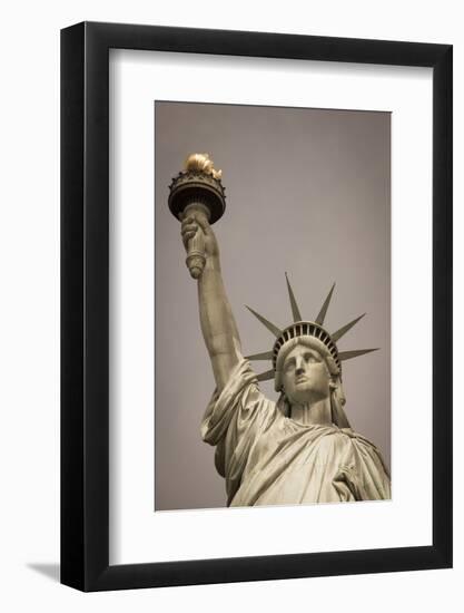 Statue of Liberty, New York, United States of America, North America-Amanda Hall-Framed Photographic Print