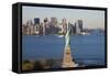 Statue of Liberty, New York, USA-Peter Adams-Framed Stretched Canvas