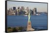 Statue of Liberty, New York, USA-Peter Adams-Framed Stretched Canvas