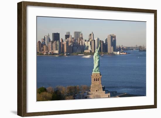 Statue of Liberty, New York, USA-Peter Adams-Framed Photographic Print