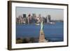 Statue of Liberty, New York, USA-Peter Adams-Framed Photographic Print